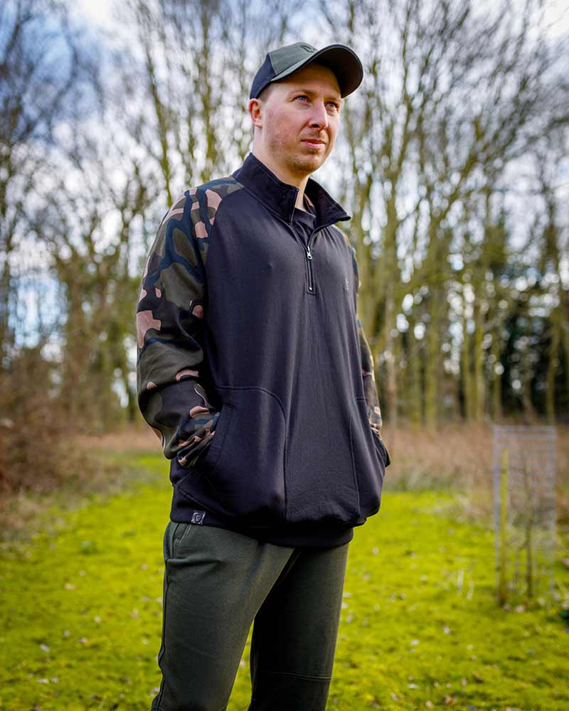 Fox LW Black/Camo QTR Zip