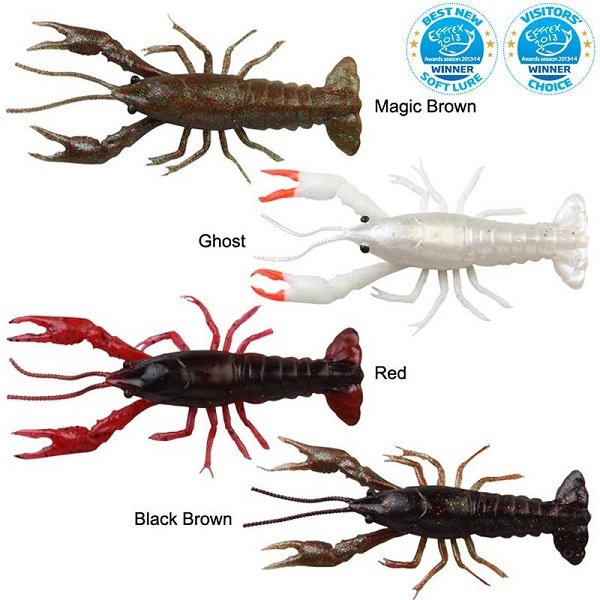 Savage Gear 3D Crayfish 12.5cm 15g Ghost, 3pcs