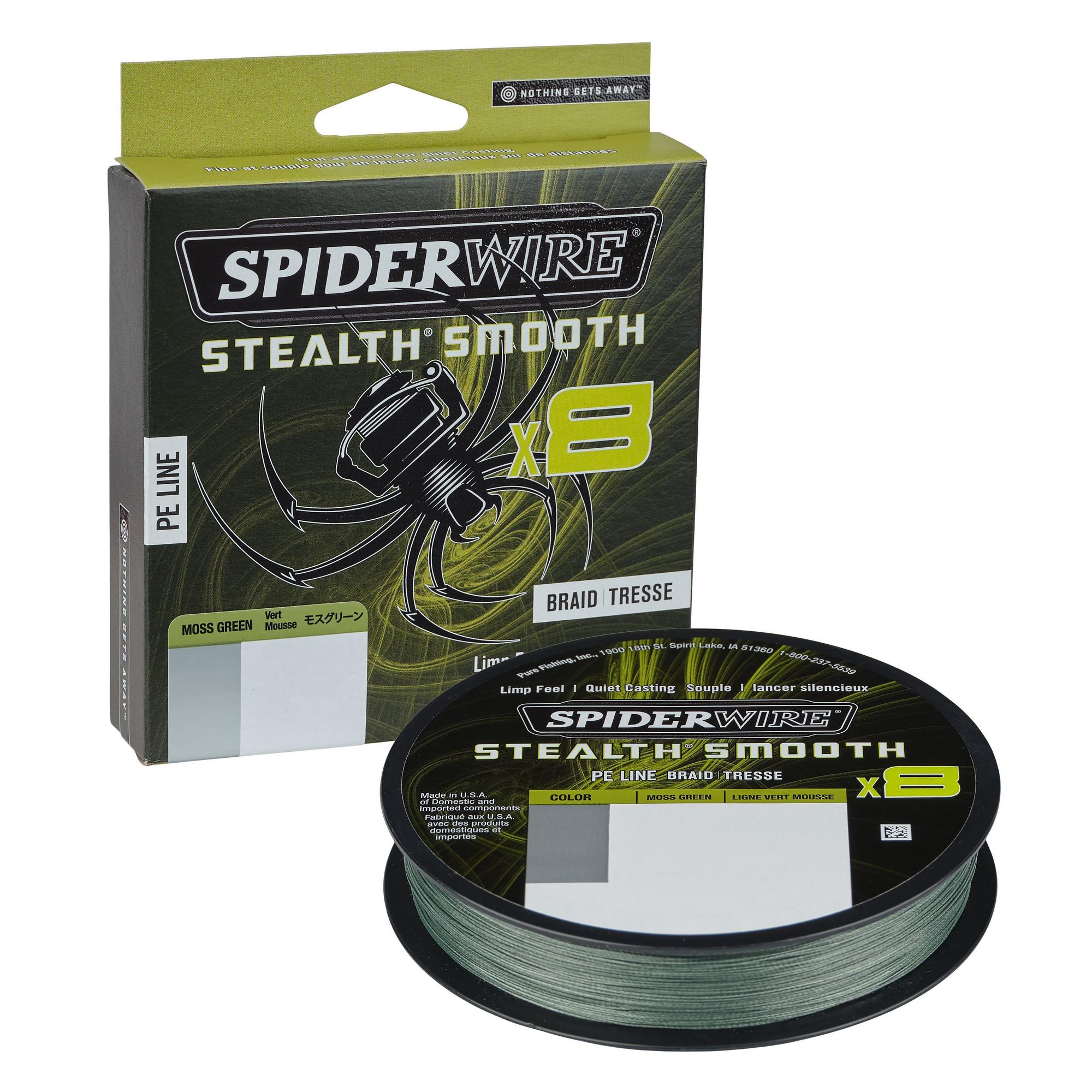 Spiderwire Stealth Smooth 8 Moss Green Braided Line (300m)