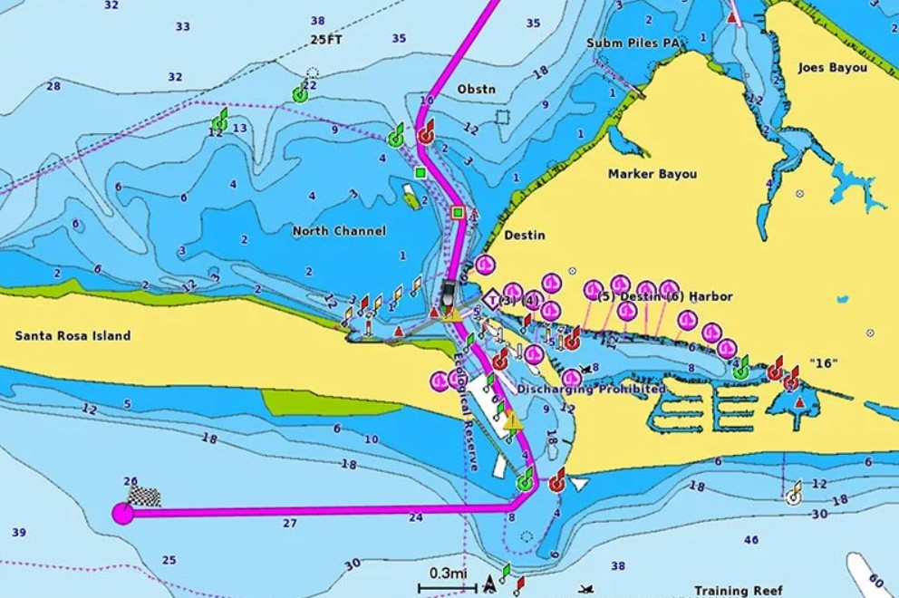 Navionics Vision+ Benelux And Germany West Water Chart