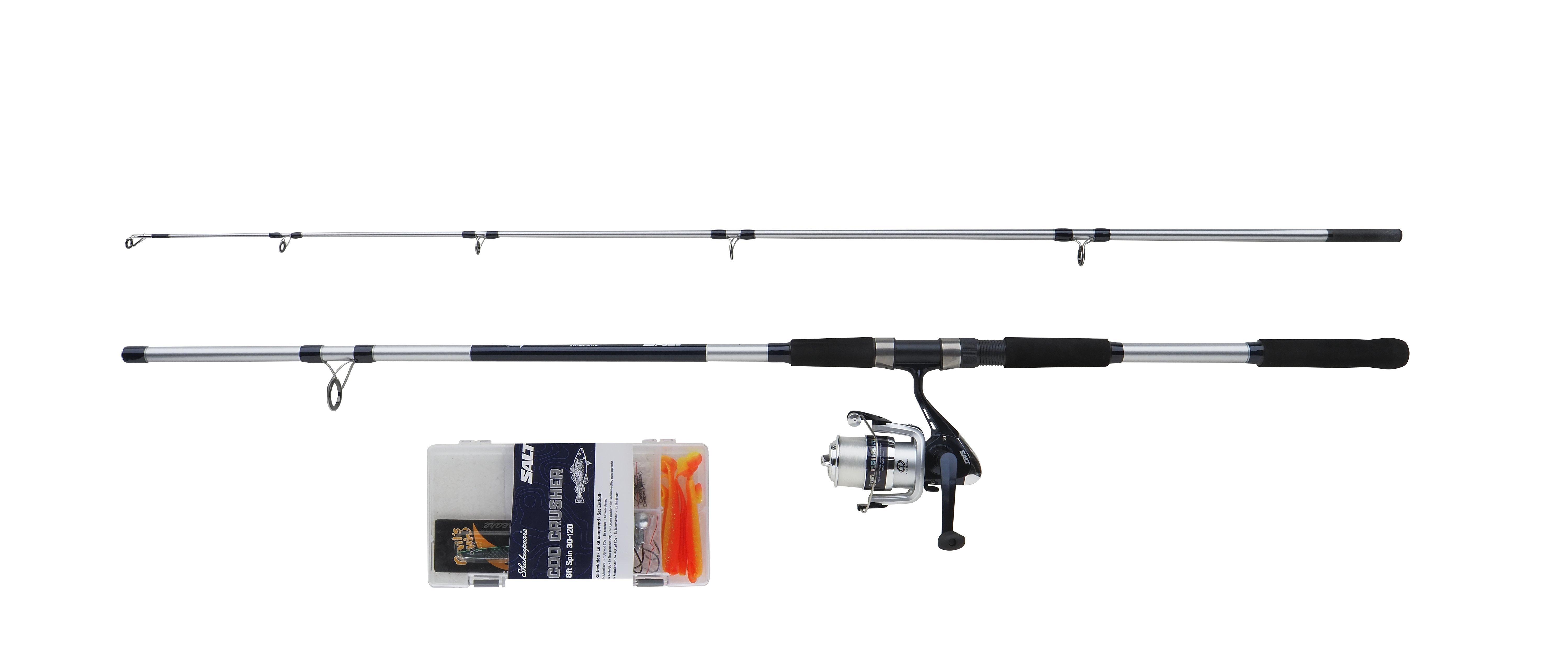 Shakespeare Salt Cod Crusher Sea Fishing Combo Set 2.40 (30-120g)