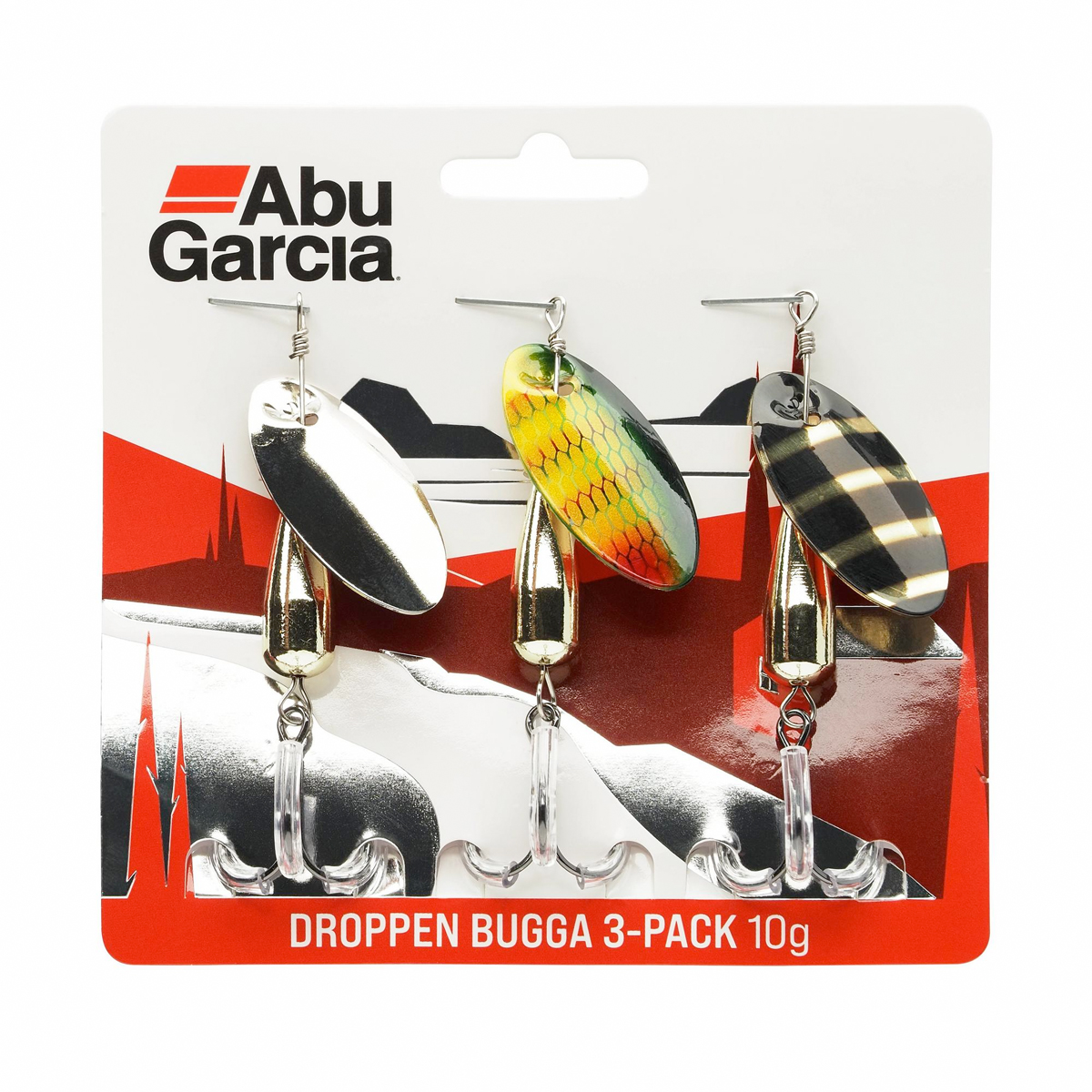 Abu Garcia Droppen Bugga 3-Pack Spinners - 10.9g