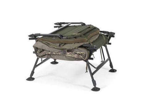 Nash Indulgence HD40 Sleep System 6 Legs Camo Stretcher (Incl. Duvet)