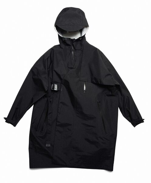 Spro F/Ce. Wrap Coat Raincoat Black