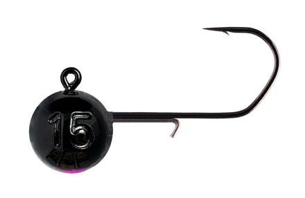 Monkey Lures Monkey Hook 1/0 Black Jighead (3 pieces)