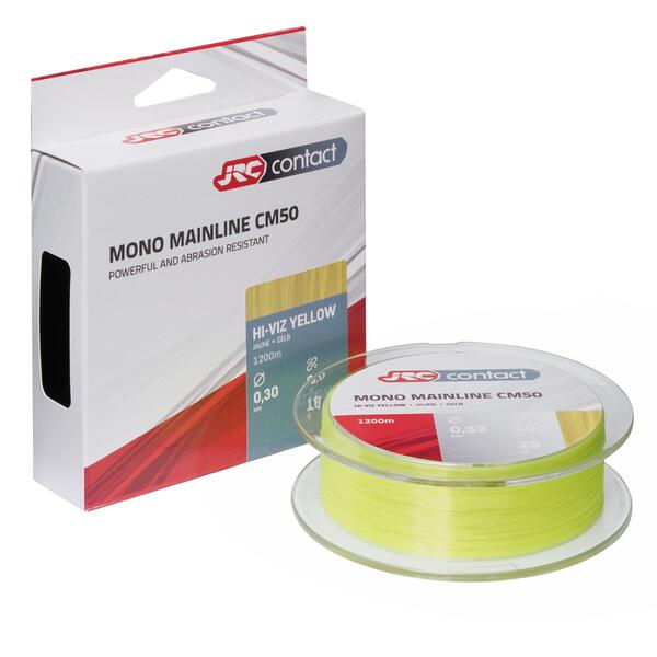 JRC Contact CM50 Nylon Line Hi-Viz Yellow 1200m