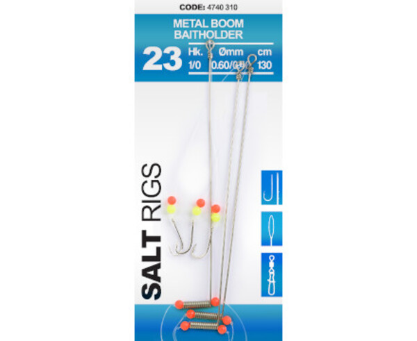 Spro Salt Rig 23 Metal Boom Baitholders