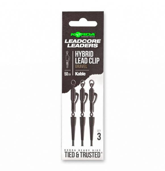 Korda Kable Leadcore Leader Hybrid Lead Clip