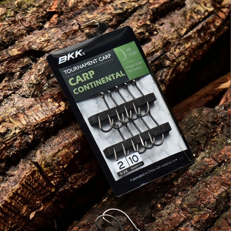 BKK Carp Continental Carp Hooks (10pcs)