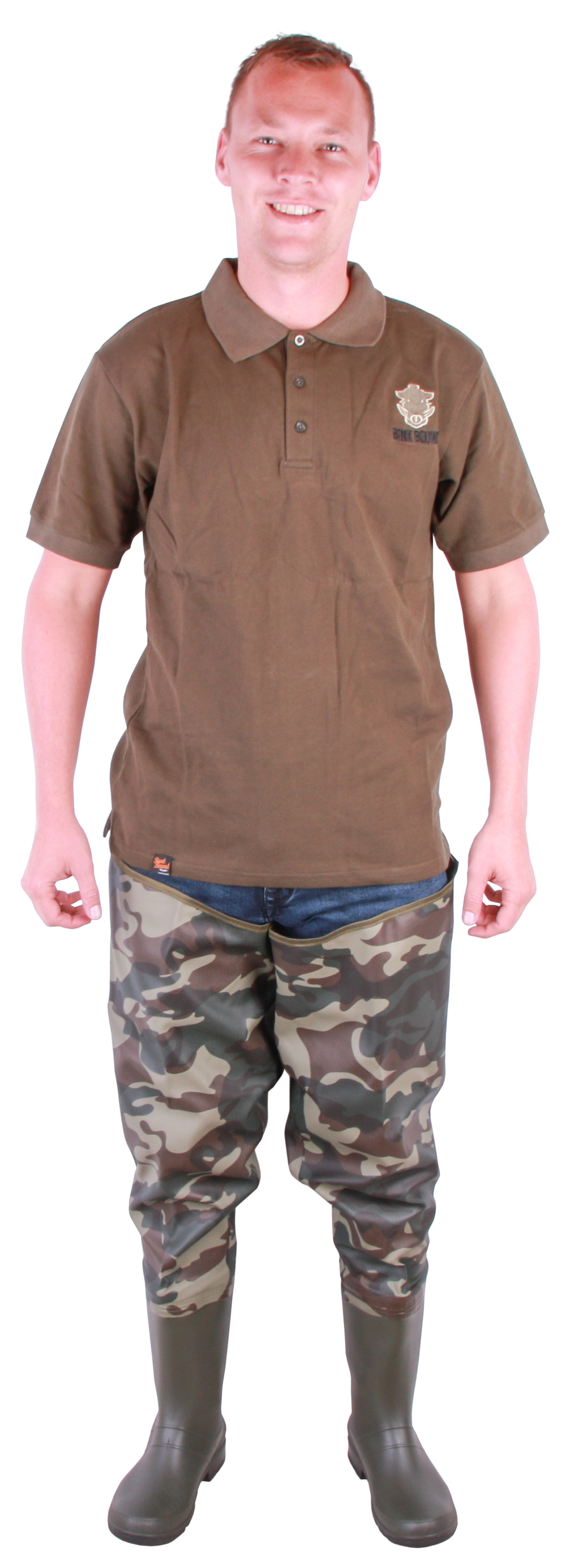 Fisharp Lightweight Thigh Waders Camo