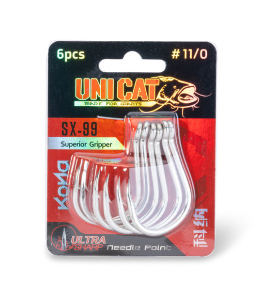 Uni Cat SX-99 Superior Gripper Catfish Hook (6 pieces)