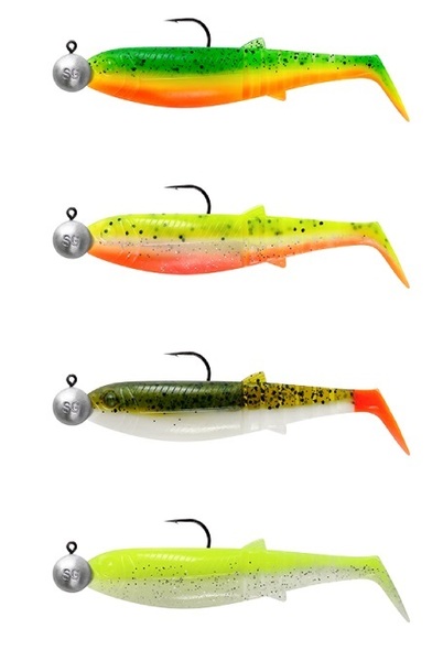 Savage Gear Cannibal Shad 8cm 5g + 7.5g #1/0 (4 pieces)