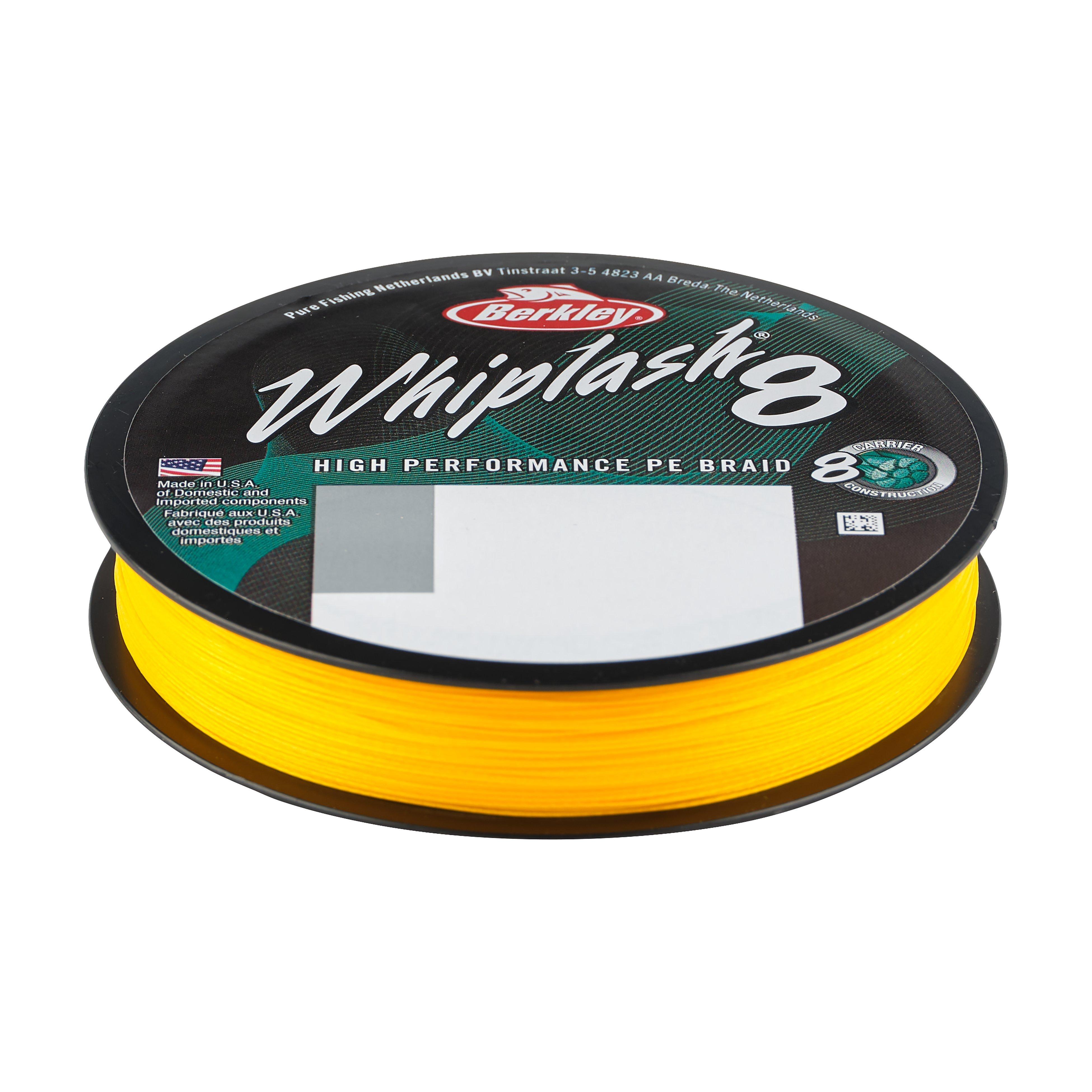 Berkley Whiplash 8 Braided Line Yellow 300m