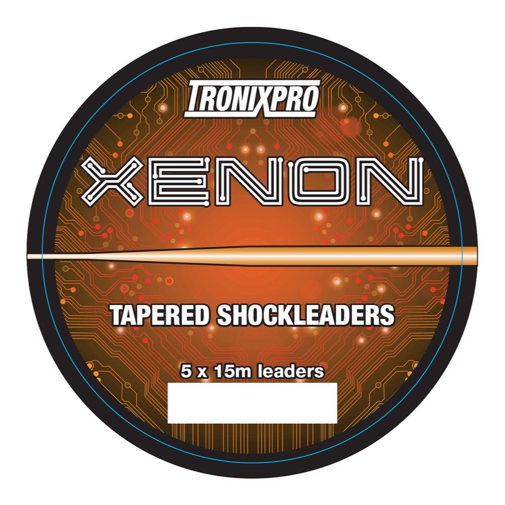 Tronixpro Xenon Tapered Leaders Orange 15m (5 pieces)