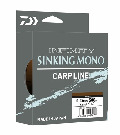 Daiwa Infinity Sinking Brown Nylon Line (500m)