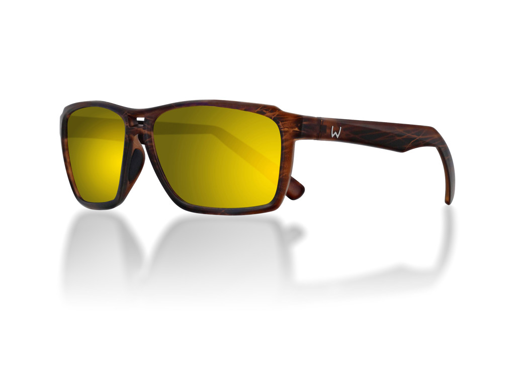 Westin W6 Street 150 Matte Sunglasses - Brown Stripe - LB Brown LM Yellow AR Green