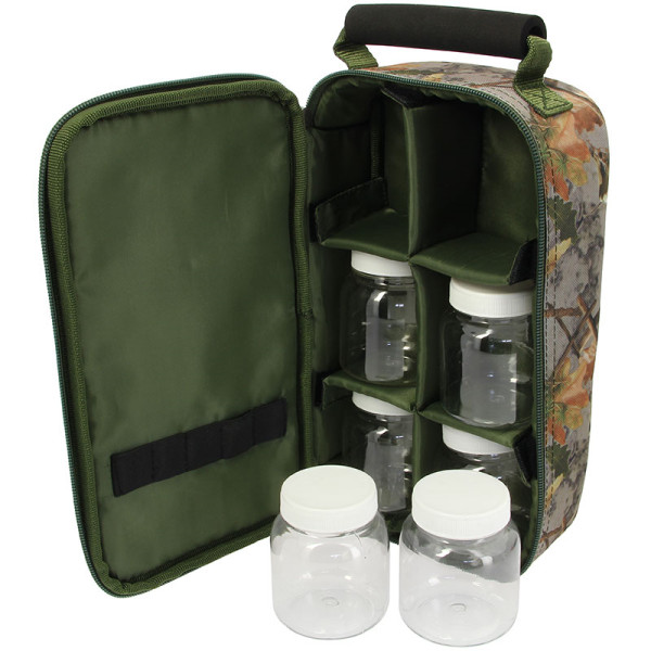 NGT Camo Carryall Kit with Tackle Box, Rig Box & Glug Bag