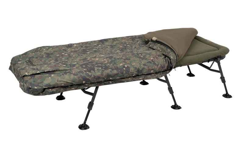 Trakker RLX 6 Camo Bed System Stretcher (Incl. Sleeping bag)