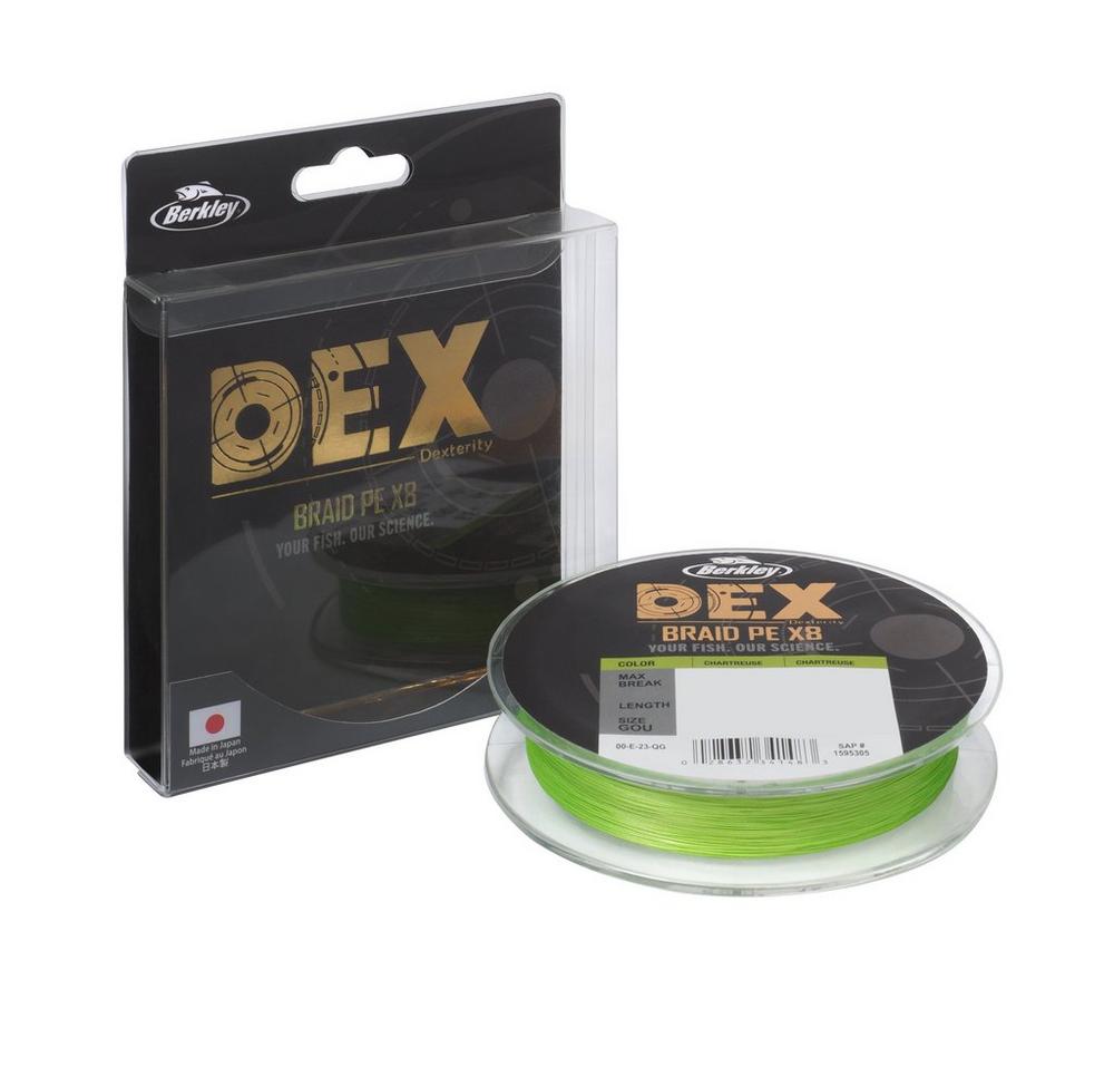 Berkley Dex X8 PE Braided Line Chartreuse (300m)