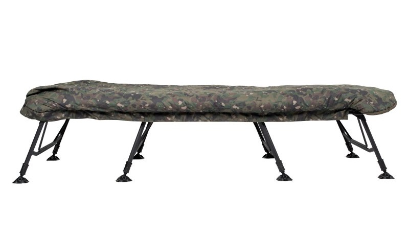 Trakker RLX 8 Wide Camo Bed System Stretcher (Incl. Sleeping Bag)