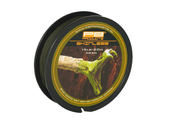 PB Products Skinless Leader Material 20m (25lb) - Weed