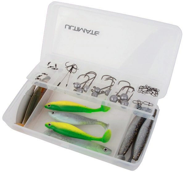 Ultimate High End Spin & Jig Set - Ultimate Complete Shad & Jighead box