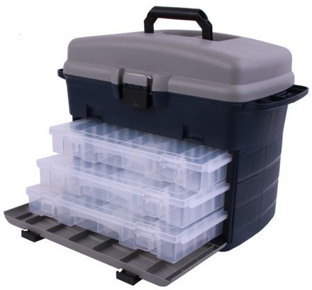 Multi Compartments Hard Plastic Shell Mini Storage Box Fishing Tackle Box  Fishing Bait Storage 
