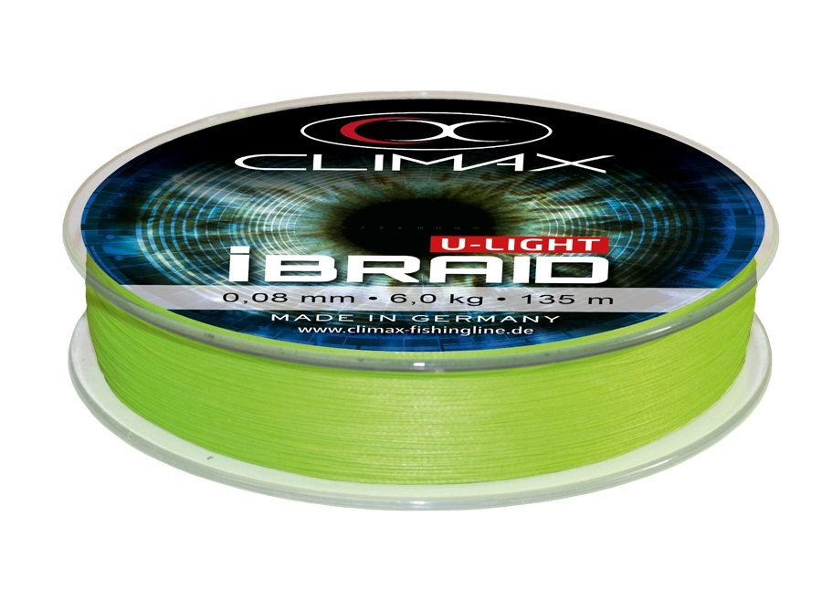 Climax IBraid U-Light Chartreuse Braided Line (135m)