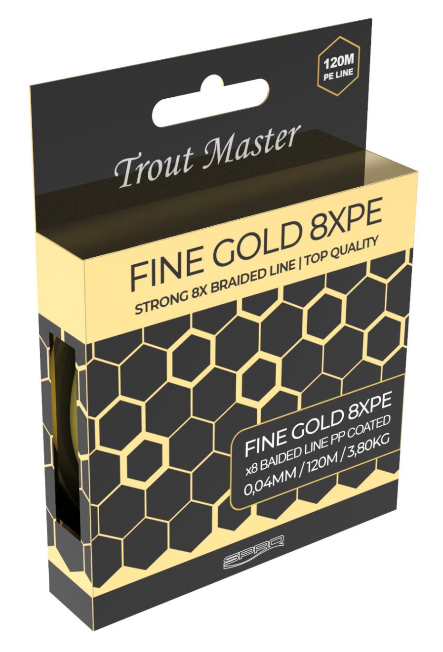 Spro Trout Master Fine Gold X8 PE Braided Line (120m)