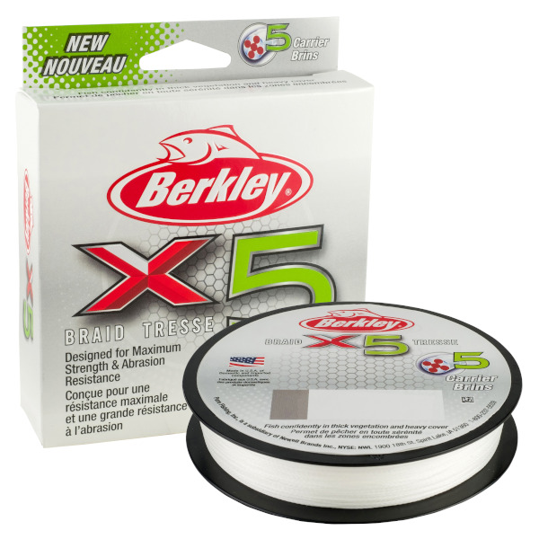 Berkley X5 Braid Crystal 150m (multiple options)