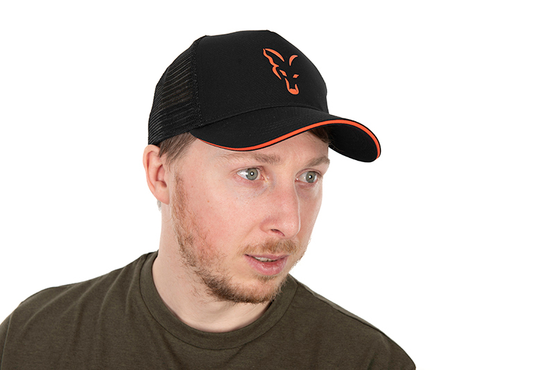 Fox Collection Trucker Cap - Black & Orange