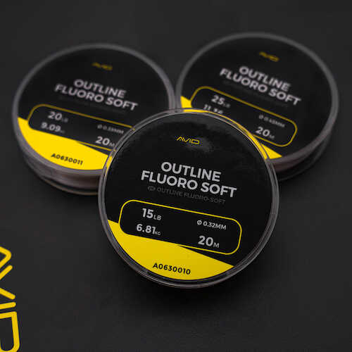 Avid Outline Fluoro-Soft Leader Material 20m