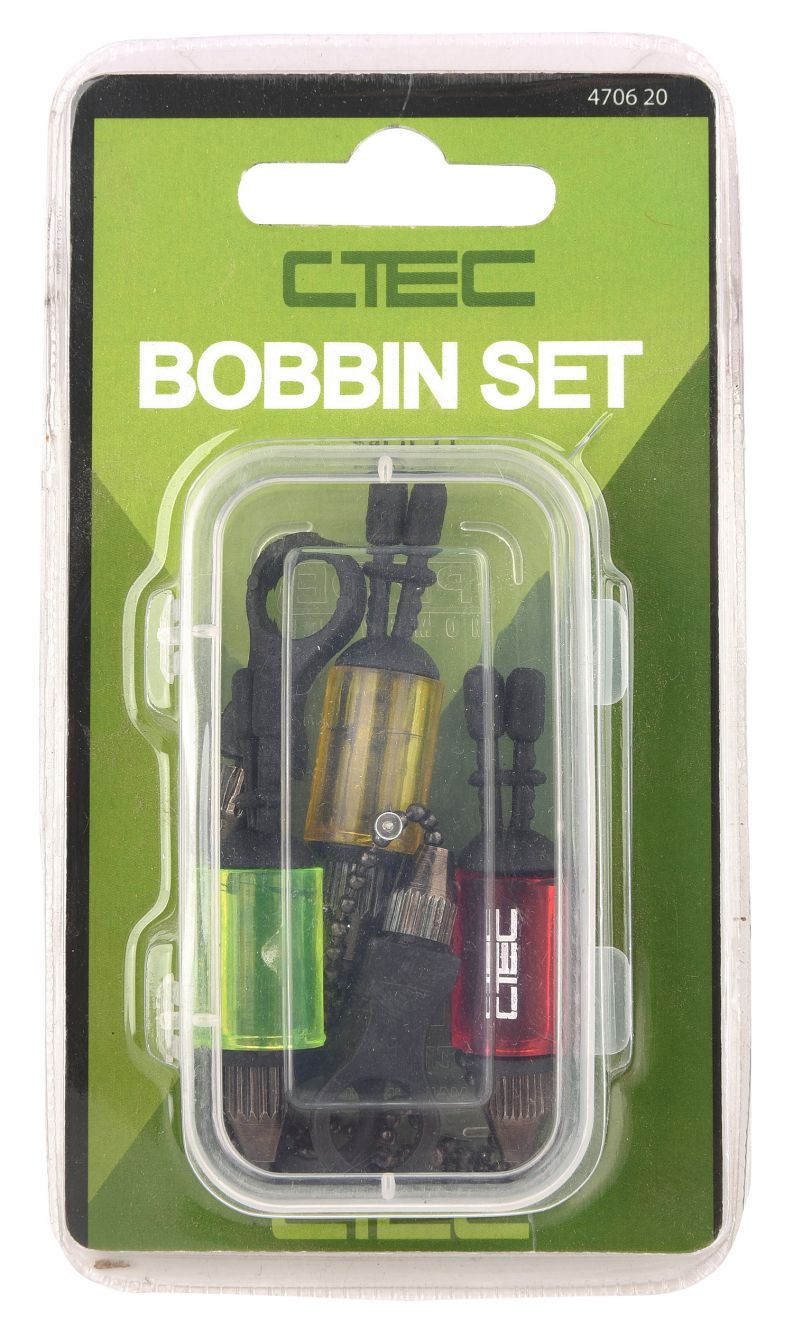 C-Tec Bobbin Set Multi (Green/Red/Yellow)