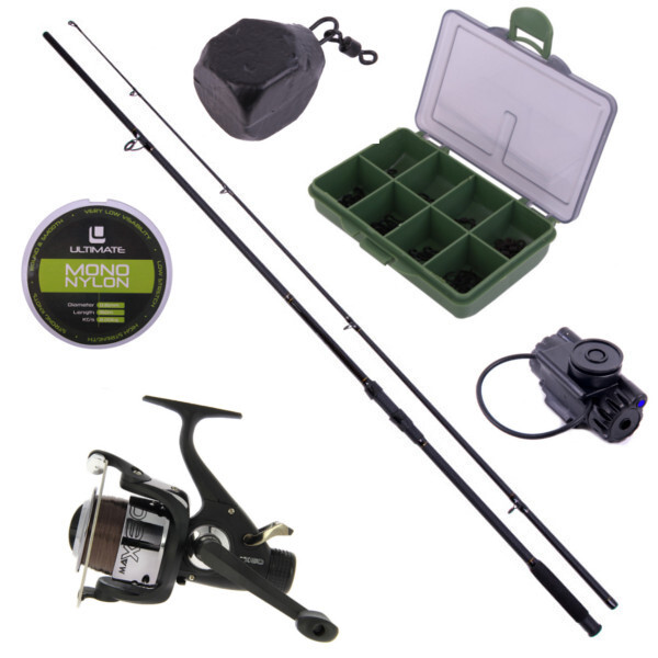 Ultimate 1-Rod Stalker Set including end tackle and clip-on alarm