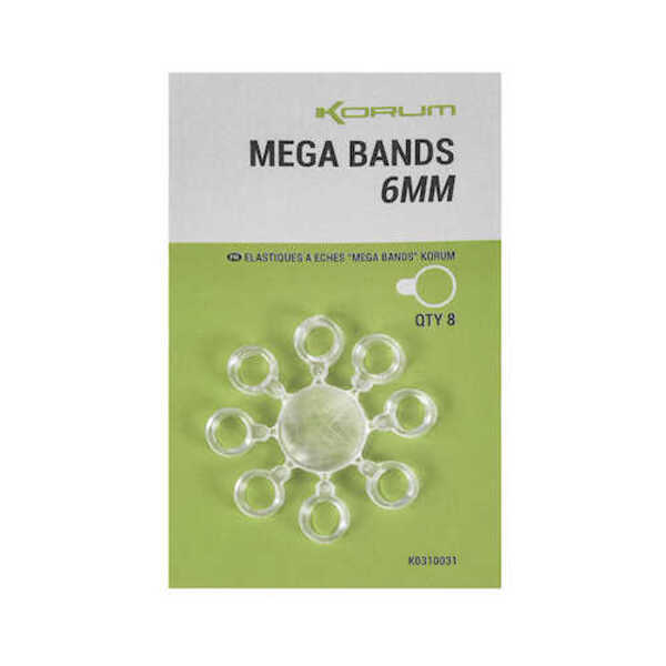 Korum Mega Bands 8mm (8pcs)