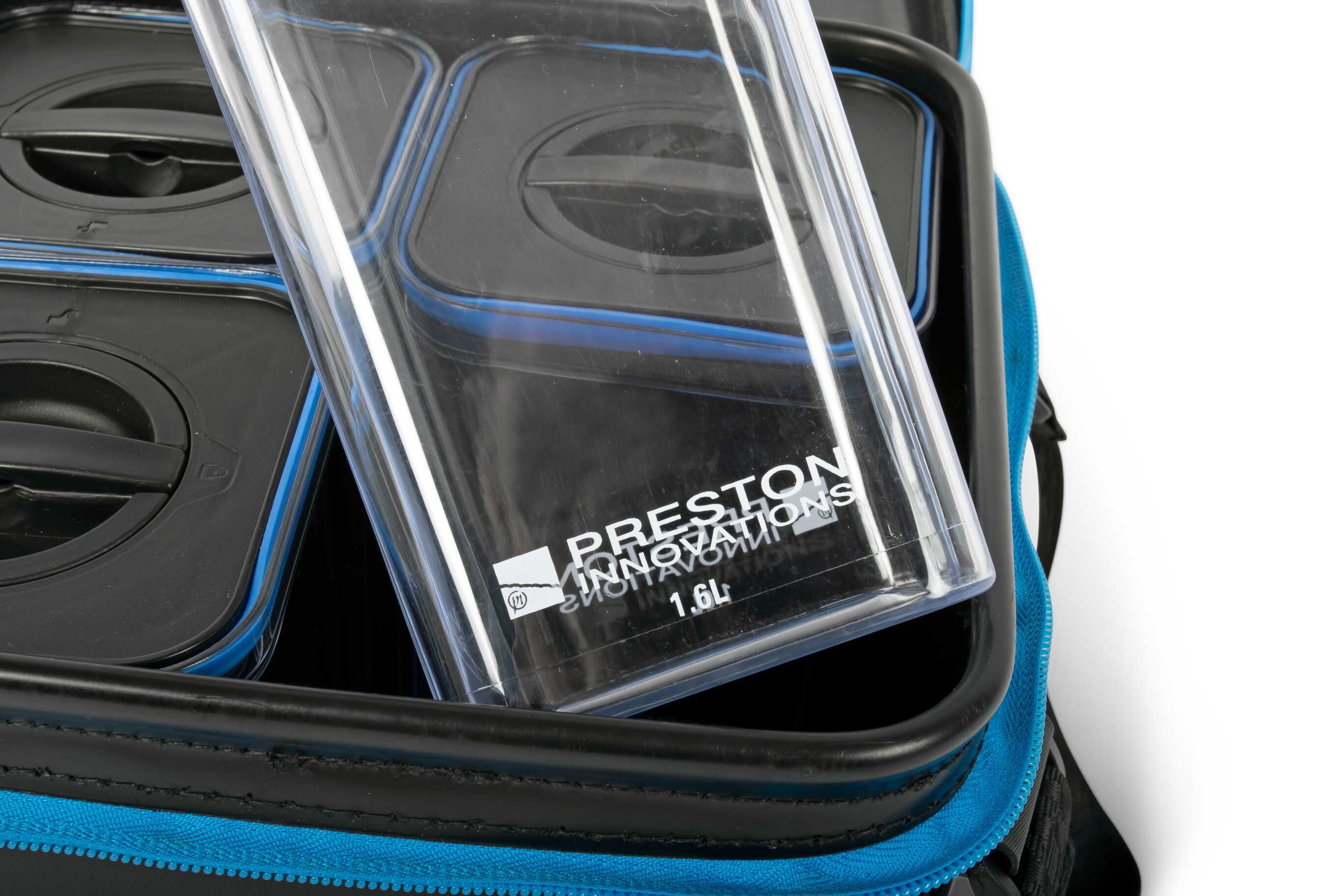 Preston Hardcase Bait Safe (Incl. 4 Bait Containers)