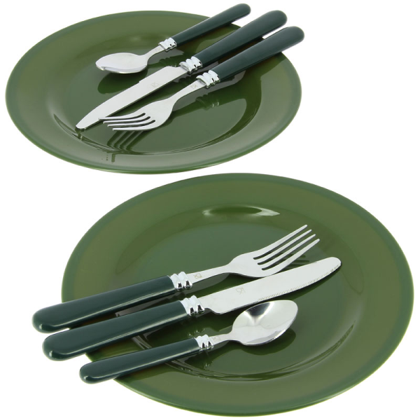 Deluxe 2 person cutlery set