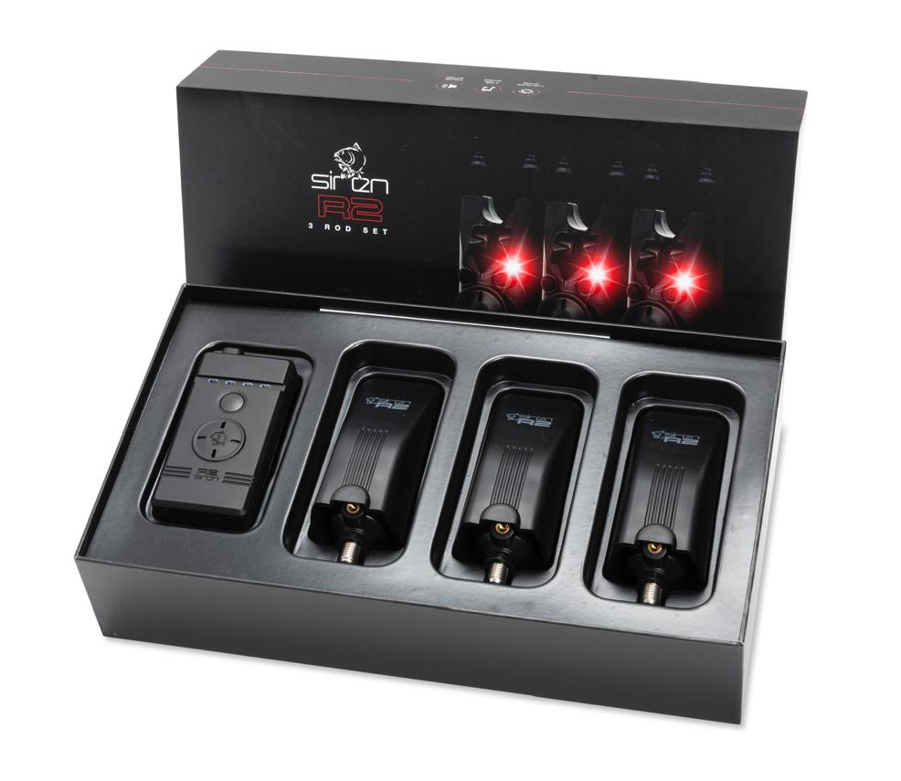 Nash Siren R2 Presentation Bite Alarm Set - 3 Rod