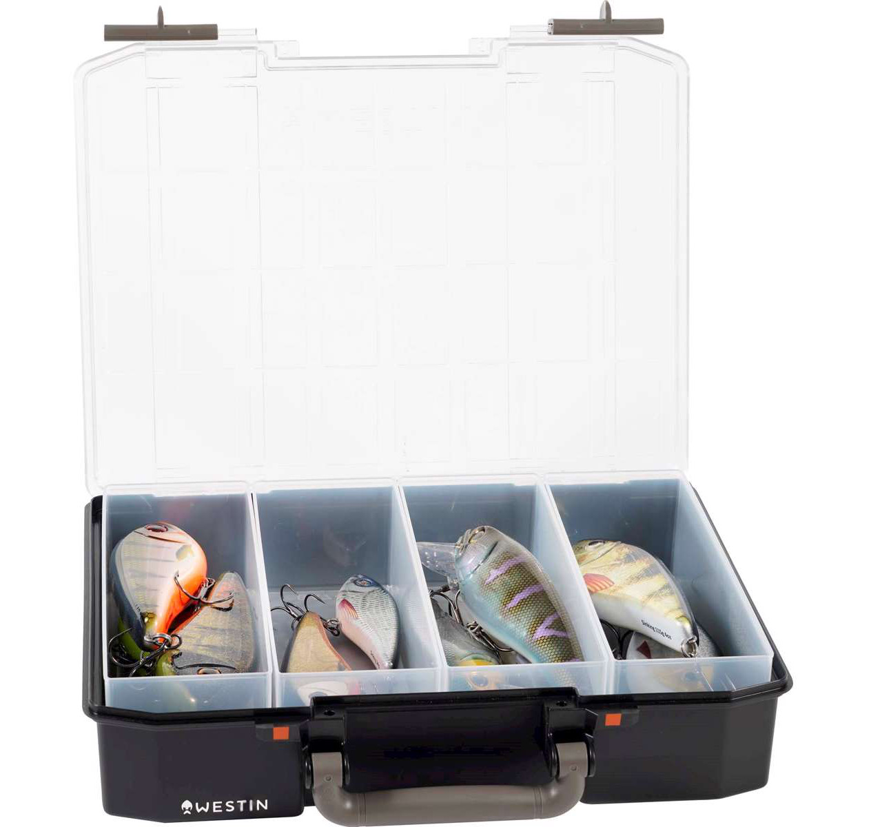 Westin W6 Lure Vault Tacklebox - 7,9x33,7x27,8cm (4 inserts)