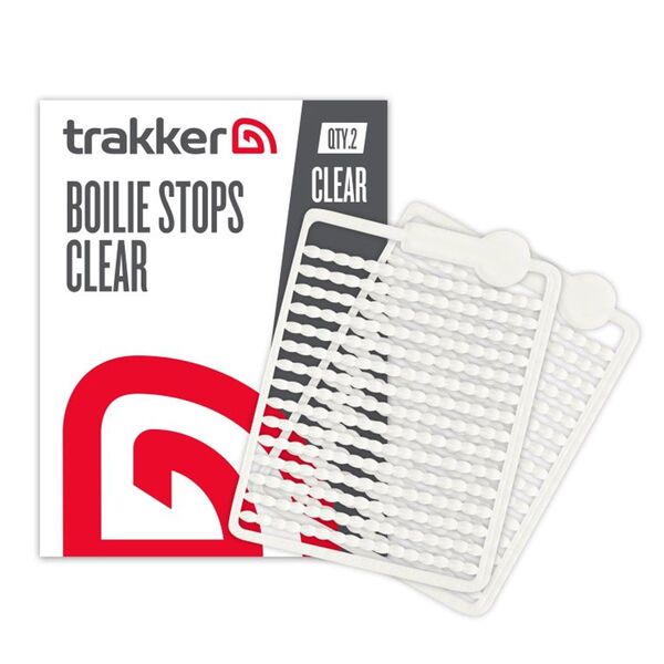 Trakker Boilie Stops Clear (240 pieces)