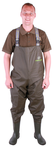 Fisharp Lightweight Chest Waders Olive