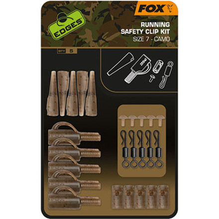 Fox Edges Camo Running Safety Clip Kit