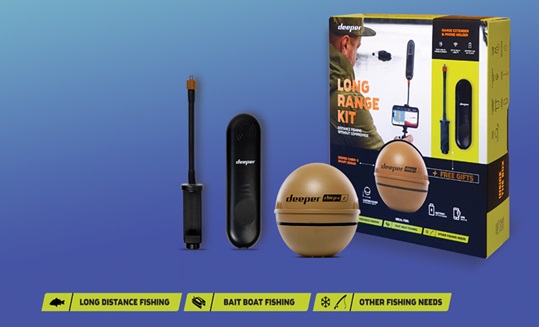 Deeper Long Range Fishfinder Bait Boat Kit