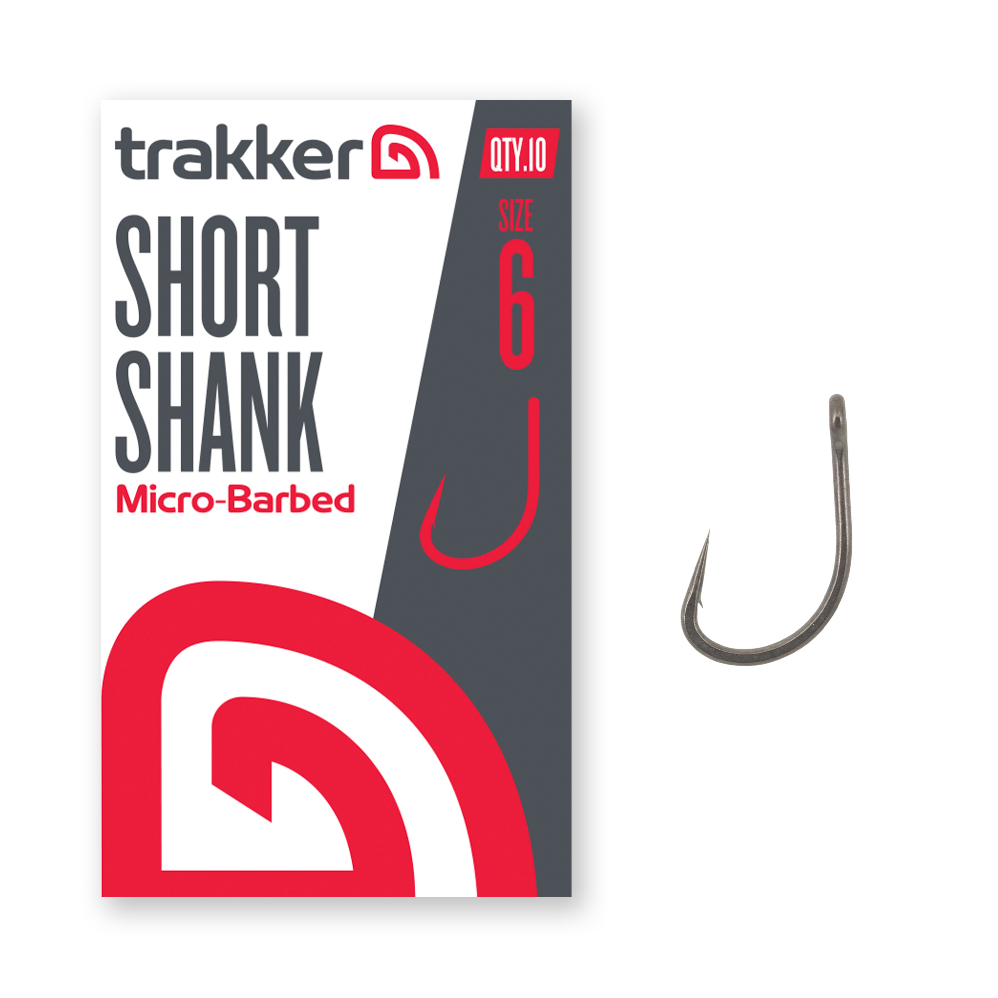 Trakker Short Shank Hooks Barbless (10 pieces)