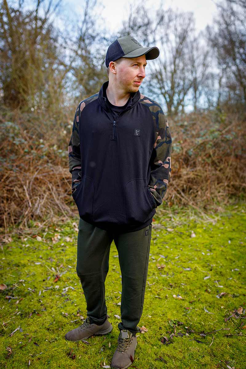 Fox LW Black/Camo QTR Zip