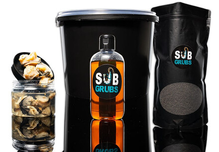 Subgrubs 'Natural Bait' Ready To Fish Bucket (Pellets + Liquid + Snails)