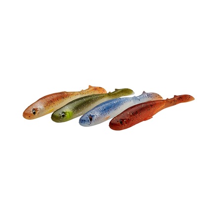 Savage Gear Slender Scoop Shad Clear Water Mix (4 pieces)