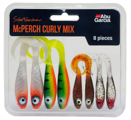Abu Garcia Svartzonker McPerch Curly Mix (8 pieces)