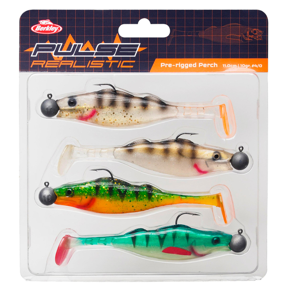 Berkley Pulse Realistic Perch Prerigged (4 pcs)