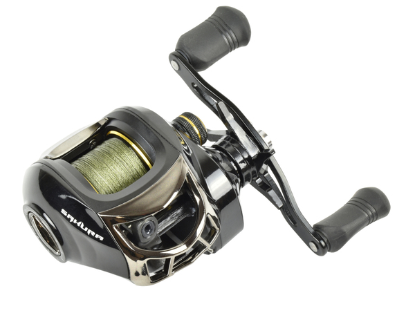 Sakura Baitcaster Reel Alendo (Incl. braided line)